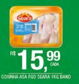 DB Supermercados Coxinha asa de frango seara kg oferta