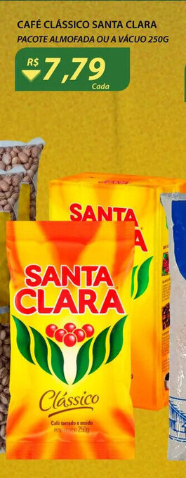 Assaí Atacadista Cafe Classico Santa Clara 250g oferta