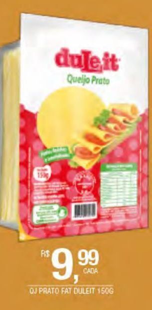 DB Supermercados Queijo prato fat duleit 150g oferta
