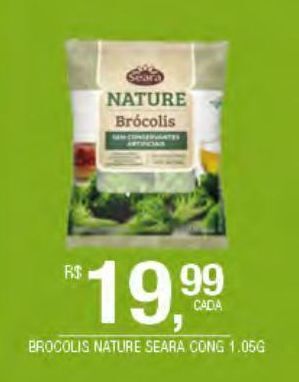 DB Supermercados Brocolis nature seara cong 1,05kg oferta