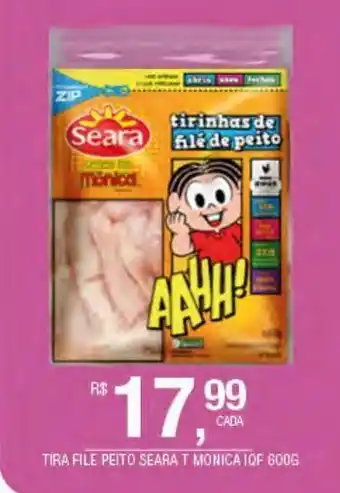 DB Supermercados Tira filé de peito seara t monica 600g oferta
