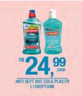 DB Supermercados Anti sept buc colgate plax leve 1000ml pague 700ml oferta
