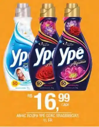 DB Supermercados Amaciante ypê conc fragrãncias 1l oferta