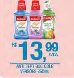 DB Supermercados Anti sept buc colgate versoes 250ml oferta