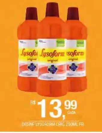 DB Supermercados Desinfetante lysoform formula original 250ml oferta