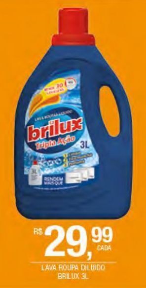 DB Supermercados Lava roupa diluido brilux 3l oferta