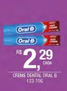 DB Supermercados Creme dental oral-b 123 70g oferta