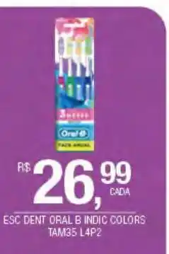 DB Supermercados Escova dental oral-b indic colors leve 4 pague 2 oferta