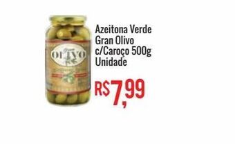 Mart Minas Azeitona verde gran olivo c/caroço 500g unidade oferta