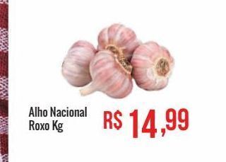 Mart Minas Alho nacional roxo kg oferta