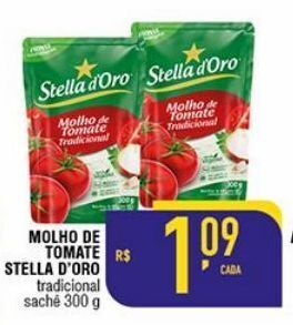 Mercantil Rodrigues Molho de tomate stella d'oro 300g oferta