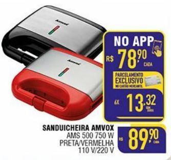 Mercantil Rodrigues Sanduicheira amvox oferta