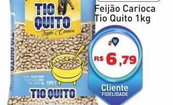 Tonin Superatacado Feijão carioca tio quito 1kg oferta