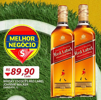 Assaí Atacadista Whisky Escoces Red Label Johnnie Walker 1L oferta
