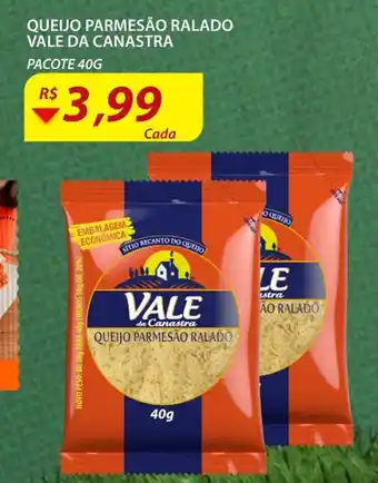 Assaí Atacadista Queijo Parmesao Ralado Vale da Canastra 40g oferta