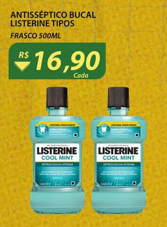 Assaí Atacadista Antisseptico Bucal Listerine Tipos 500ml oferta