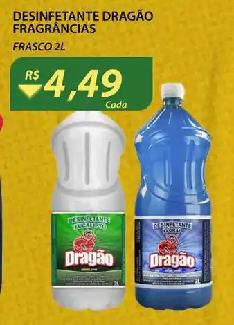 Assaí Atacadista Desinfetante Dragao Fragrancias 2L oferta