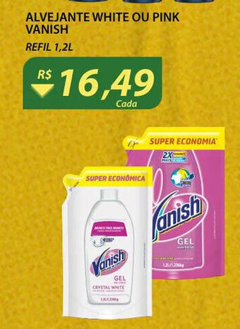 Assaí Atacadista Alvejante White ou Pink Vanish 1.2L oferta