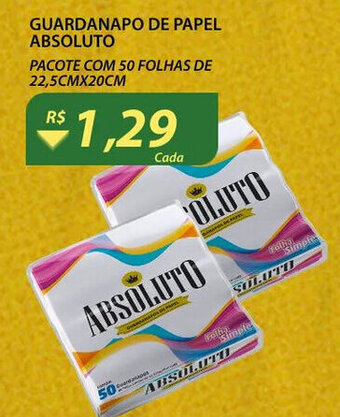 Assaí Atacadista Guardanapo de Papel Absoluto oferta