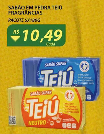 Sabao em Pedra Teiu Frag. 5x180g