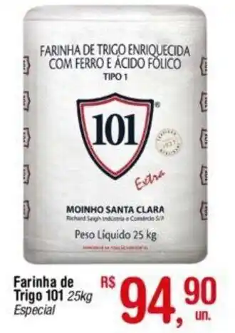 Fort Atacadista Farinha de Trigo 101 25kg oferta