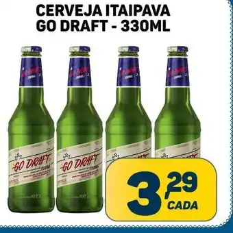 Dom Atacadista Cerveja itaipava go draft oferta