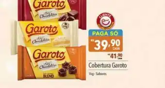 Supermercados Condor Cobertura Garoto 1kg Sabores oferta