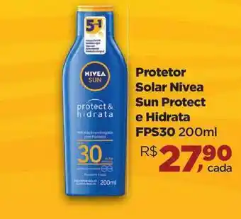 Farmácias Nissei Protetor Solar Nivea Sun Protect E Hidrata Fps30 200ml oferta