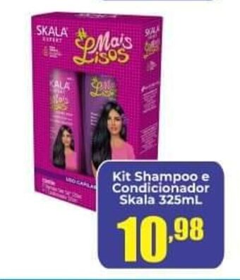 Sempre Vale Supermercados Kit Shampoo e Condicionador Skala 325ml oferta
