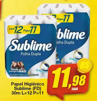 Papel Higiénico Sublime 30m