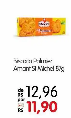 Biscoito palmier amant st michel