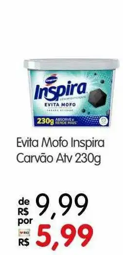 Evita mofo inspira carvão atv