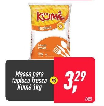 Frangolândia Massa para tapioca fresca Kume 1kg oferta
