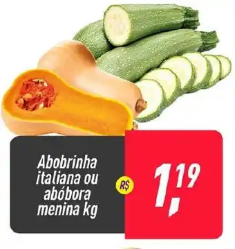 Abobrinha Italiana ou abobora menina 1kg