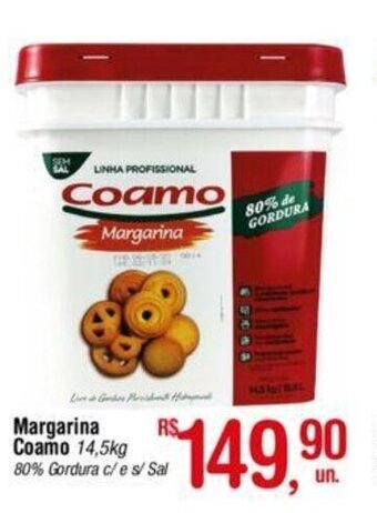 Fort Atacadista Margarina Coamo 14.5kg oferta
