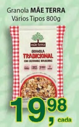 Supermercados Mundial Granola Mae Terra 800g oferta