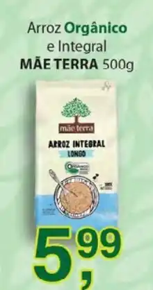 Supermercados Mundial Arroz Organico e Integra Mae Terra 500g oferta