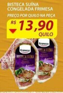 Assaí Atacadista Bisteca Suina Congelada Frimesa 1kg oferta
