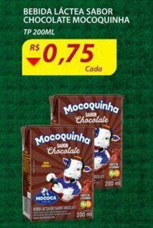 Assaí Atacadista Bebida Lactea Sabor Chocolate Mocoquinha 200ml oferta