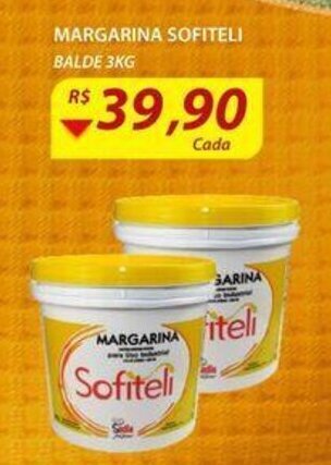 Assaí Atacadista Margarina Sofiteli 3kg oferta