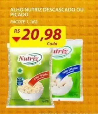 Alho Nutriz Descascado ou Picado 1.1kg