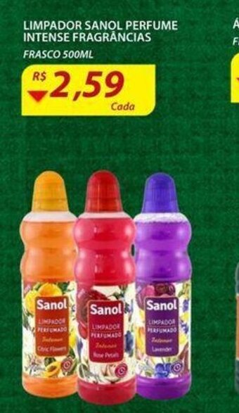 Limpador Sanol Perfume Intense Frag. 500ml