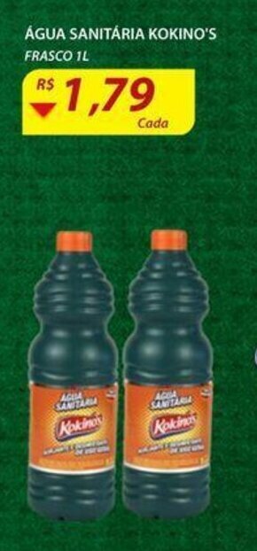 Assaí Atacadista Agua Sanitaria Kokino's 1L oferta