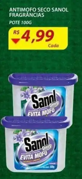 Assaí Atacadista Antimofo Seco Sanol frag. 100g oferta