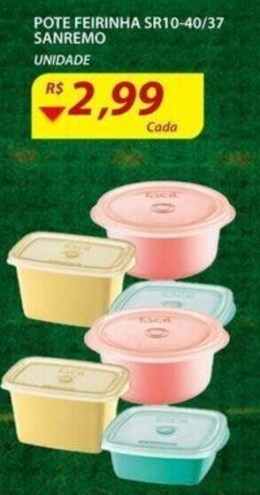 Assaí Atacadista Pote Feirinha Sanremo oferta