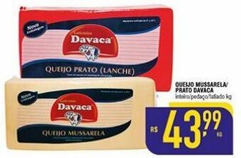 Mercantil Rodrigues Queijo mussarela/prato davaca kg oferta