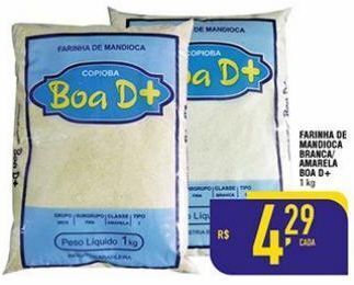 Mercantil Rodrigues Farinha de mandioca branca / amarela boa d+ kg oferta