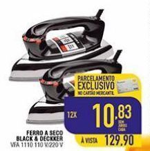 Mercantil Rodrigues Ferro a seco black & decker oferta