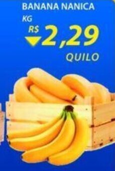 Assaí Atacadista Banana Nanica 1kg oferta