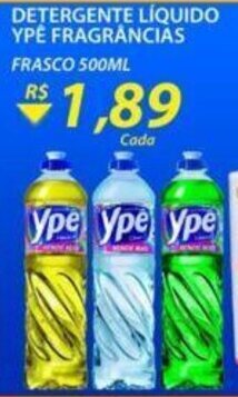 Assaí Atacadista Detergente Liquido Ype Fragrancias 500ml oferta